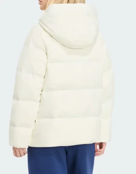 Helionic Puffer White Jacket
