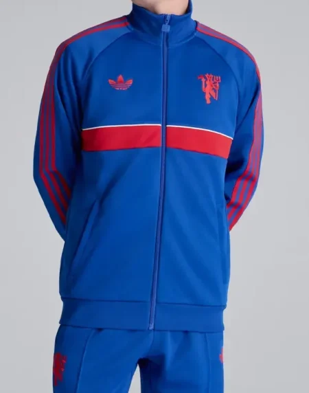 Manchester Track Blue Jacket