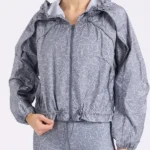McCartney Running Print Gray Jacket