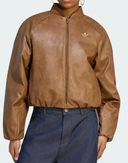 SST Brown Cropped Jacket