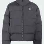 Stand Collar Black Jacket