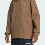 Terrex Brown Essentials Rain Jacket