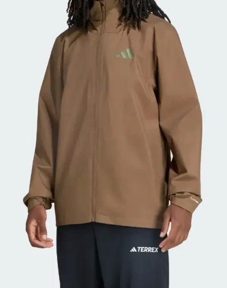 Terrex Brown Essentials Rain Jacket