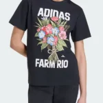 X Farm Rio Graphic Black T Shirt