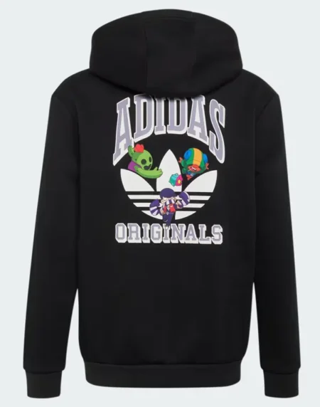 Adidas Brawl Graphic Loose Black Hoodie