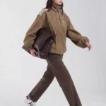 Adidas Check Brown Cotton Top