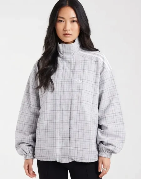 Adidas Check Gray Track Jacket