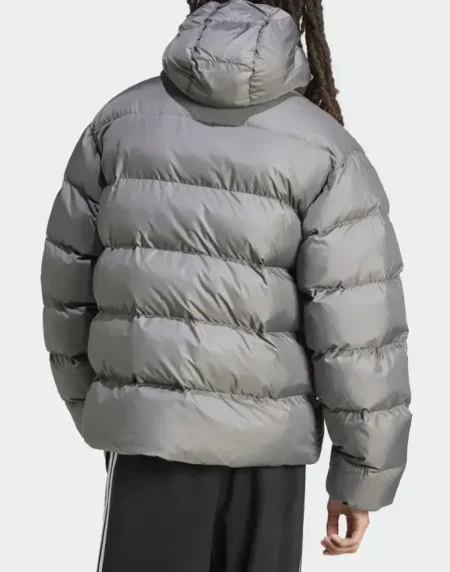 Adidas Commercial Back Puffer Gray Jacket