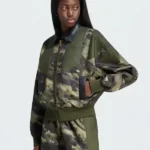 Adidas Eqt Aop Green Bomber Jacket