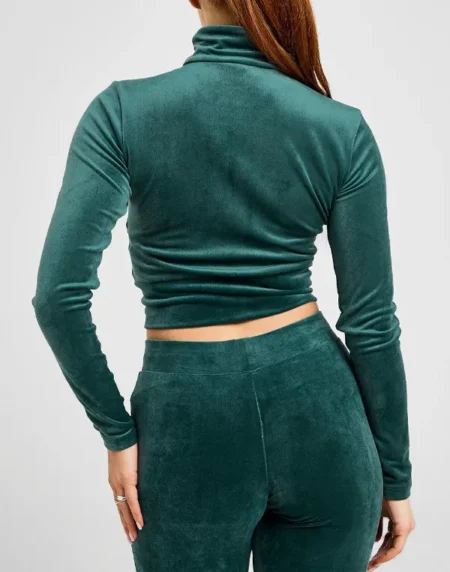 Adidas Essential Slim Velour Track Top