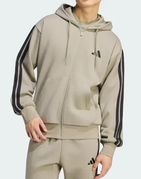 Adidas Essentials 3 Stripes Hoodie