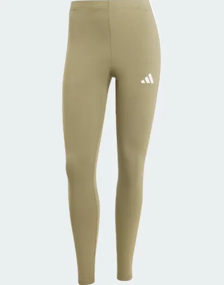 Adidas Essentials 3 Stripes Olive Green Pants