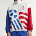 Adidas Graphic Woven White Jacket
