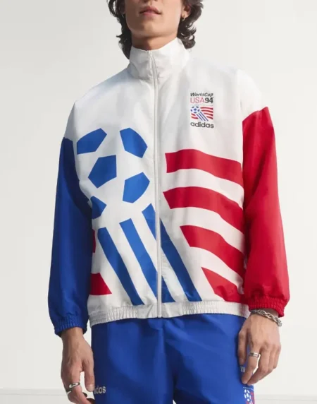 Adidas Graphic Woven White Jacket