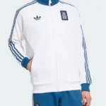 Adidas Greece Track White Jacket