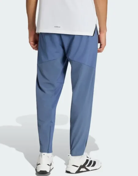 Adidas Original D4T Workout Blue Polyester Trouser