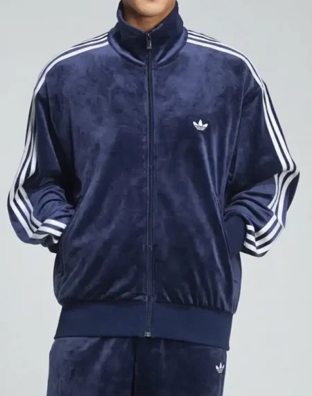 Adidas Original Firebird Velour Blue