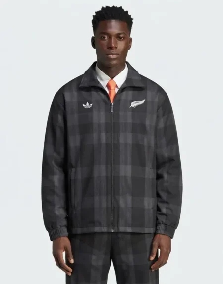 Adidas Plaid Firebird Track Jacket