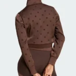 Adidas Polka Dots Track Dark Brown Top