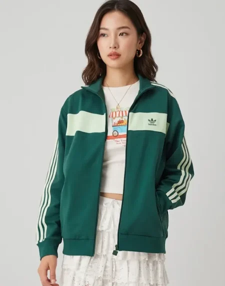 Adidas Retro Track Green Jacket