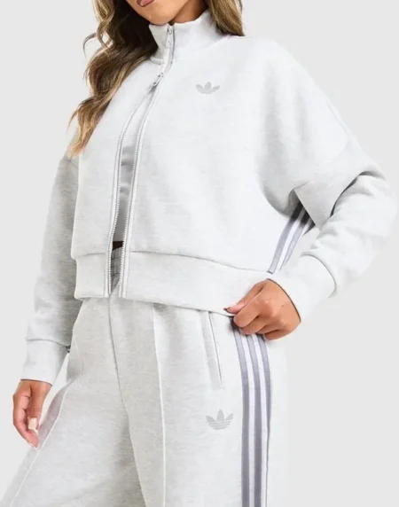 Adidas Spacer Zip Gray Track Top