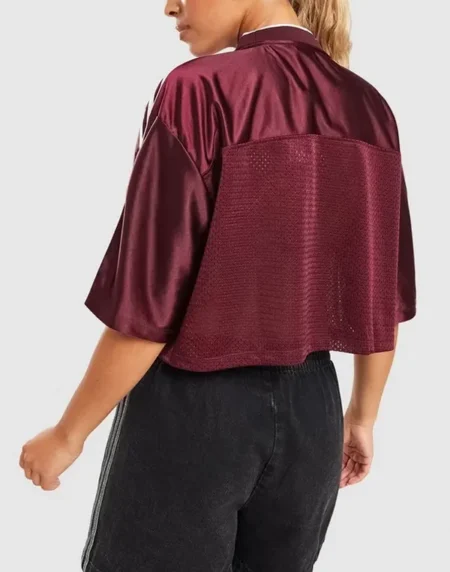 Adidas Varsity Panel Maroon T Shirt