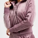 Adidas Firebird Velour Purple Jacket