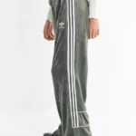 Adidas Velour Track Gray Pants