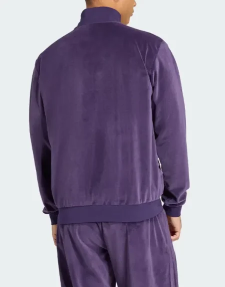Adidas Velour Purple Top