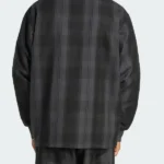 Firebird Plaid Woven Black Track Jacket