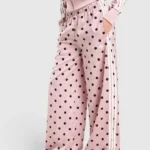 Firebird Polka Dot Light Pink Track Pants