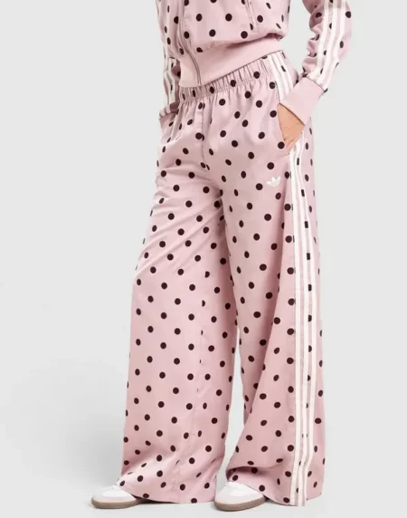 Firebird Polka Dot Light Pink Track Pants
