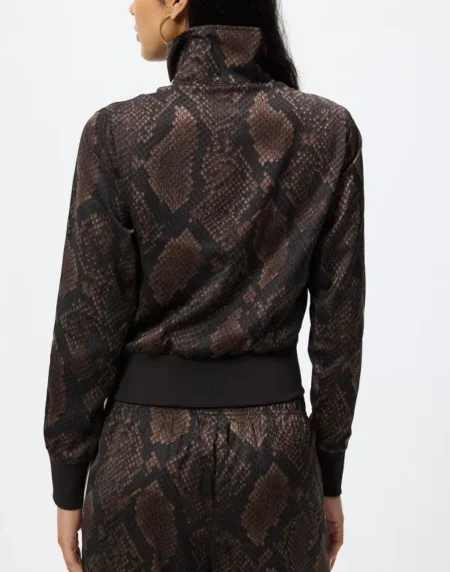 Firebird Snake Print Track Jacket