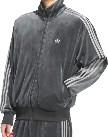 Adidas Firebird Velour Track Jacket