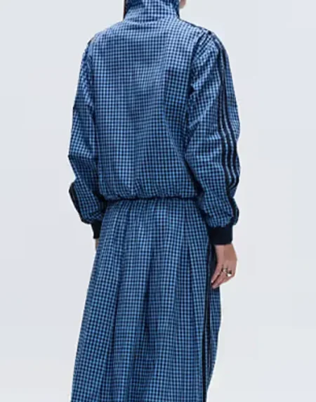Original X ASOS oversized Gingham Track Blue Cotton