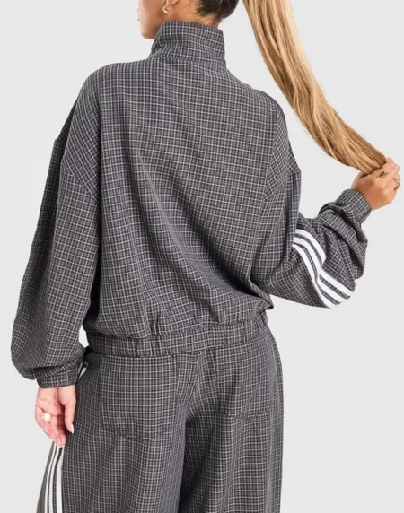 Stripes Checks Track Jacket